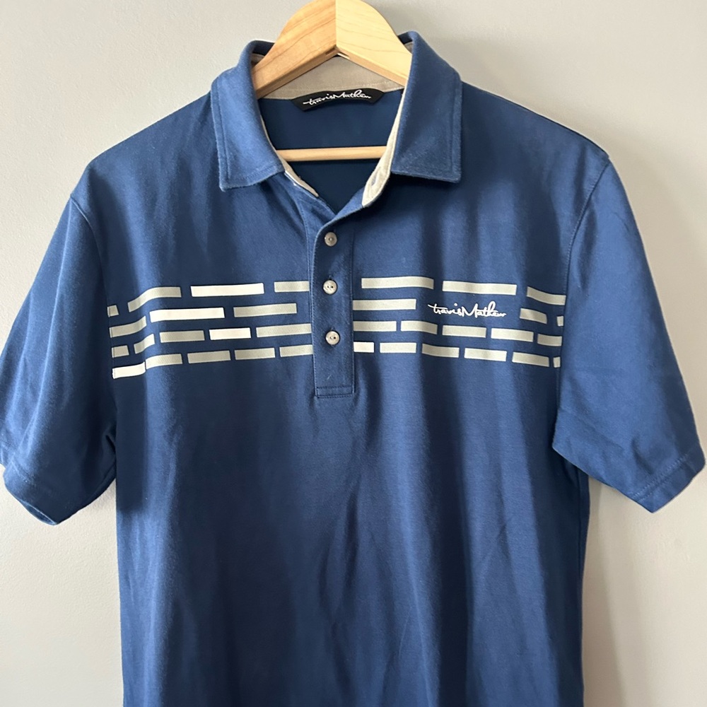 TRAVIS MATHEW mens size medium soft cotton golf polo